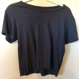 Jungmaven cropped navy tee